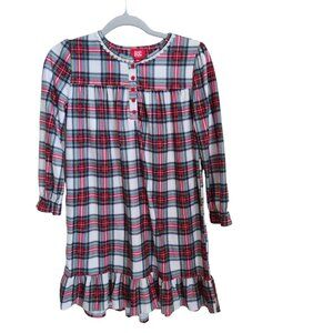 Macy's Family PJs Christmas Holiday Plaid Nightgown Pajamas Girls Youth XL 14 16
